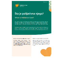 BOSNIAN FLYER - What is palliative care?