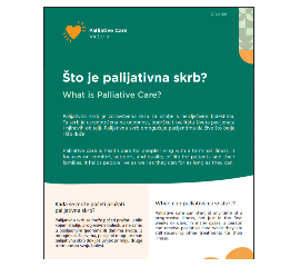 CROATIAN FLYER - What is palliative care?