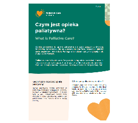 POLISH FLYER - What is palliative care?